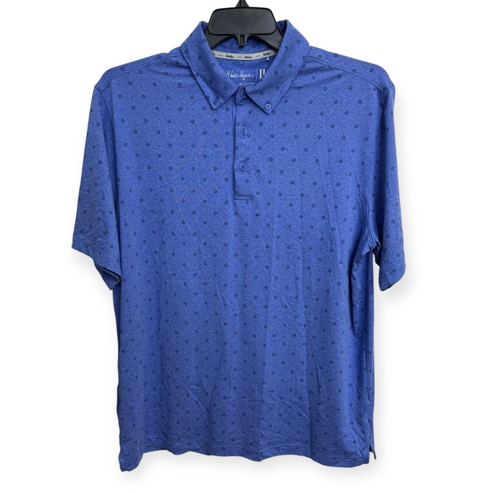 Walter‎ Hagen Men’s Blue Polo Shirt Classic Style L